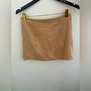 Altar’d State Cream Mini Skirt Size Small